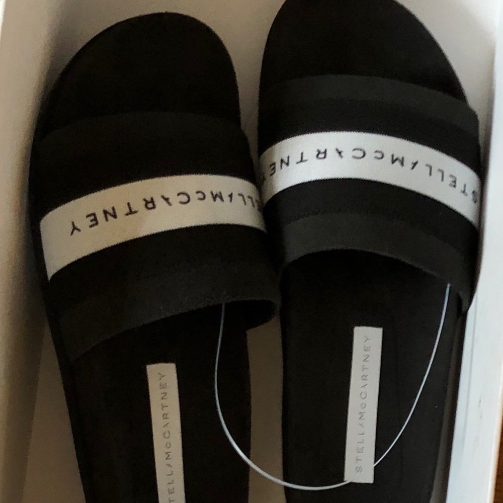 SOLD-STELLA McCARTNEY SLIDE SANDALS - Picture 8 of 8